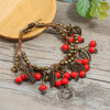 Vintage Ethnic Cherry Bracelet