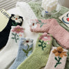 Warm Floral Socks