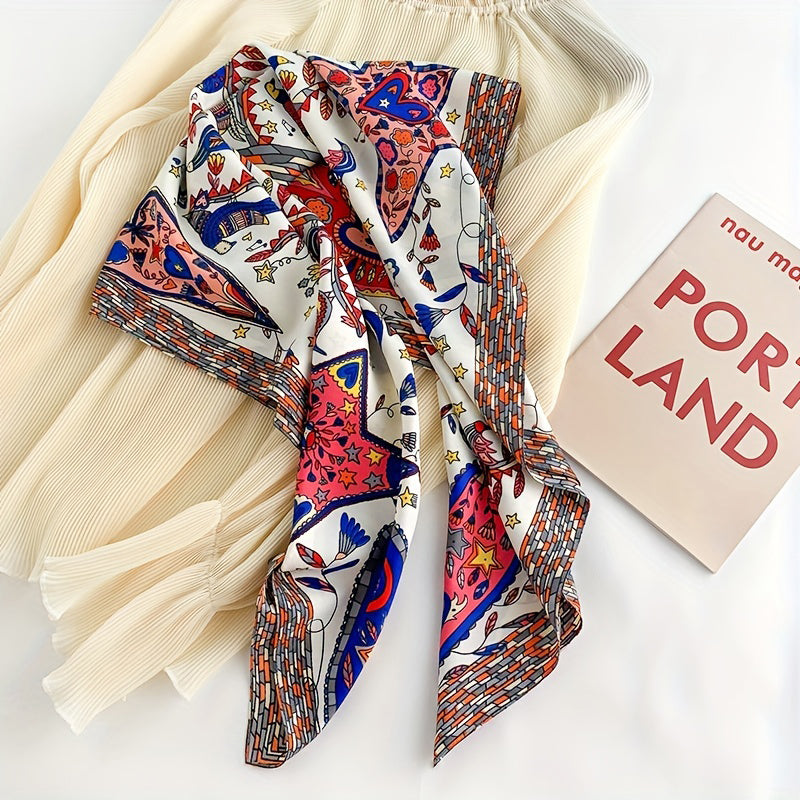 Vintage Printed Scarf