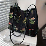 Vintage Flower Embroidery Bag