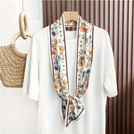 Elegant Floral Print Scarf