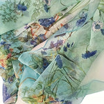 Vintage Floral Print Scarf