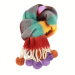 Colourful Striped Warm Scarf