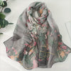 Vintage Floral Print Scarf