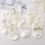 Pack Of 8 Pairs Of Floral Socks