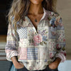 Casual Floral Print Blouse