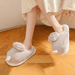 Cartoon Cat Plush Slippers