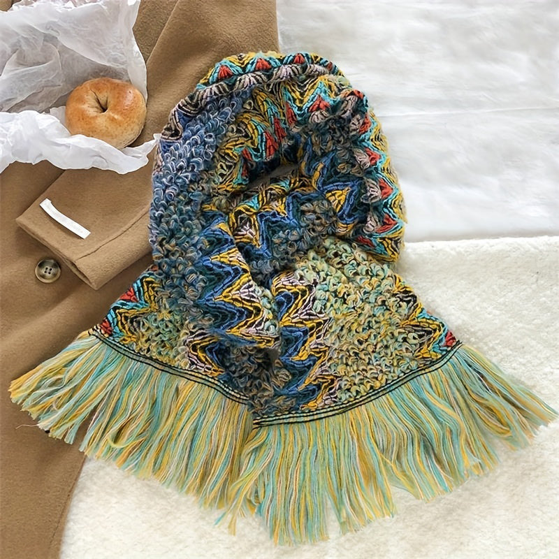 Ethnic Style Warm Scarf