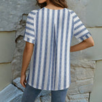 Casual Striped Blouse