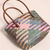 Vintage Striped Woven Bag