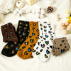 Casual Heart Print Socks