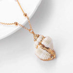 Bohemian Shell Pendant Necklace