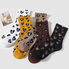 Casual Heart Print Socks