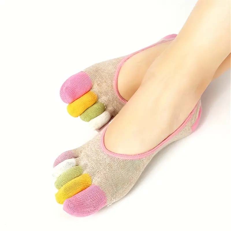 Colourful 5 Finger Socks