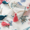 Vintage Floral Print Scarf
