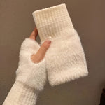 Solid Colour Warm Gloves