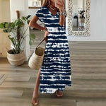 Gradient Striped Dress
