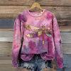 Vintage Dragonfly Print Sweatshirt