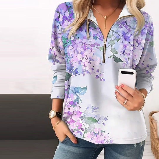 Casual Abstract Print T-Shirt