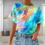 Bold and Beautiful: Colorful Print T-Shirt