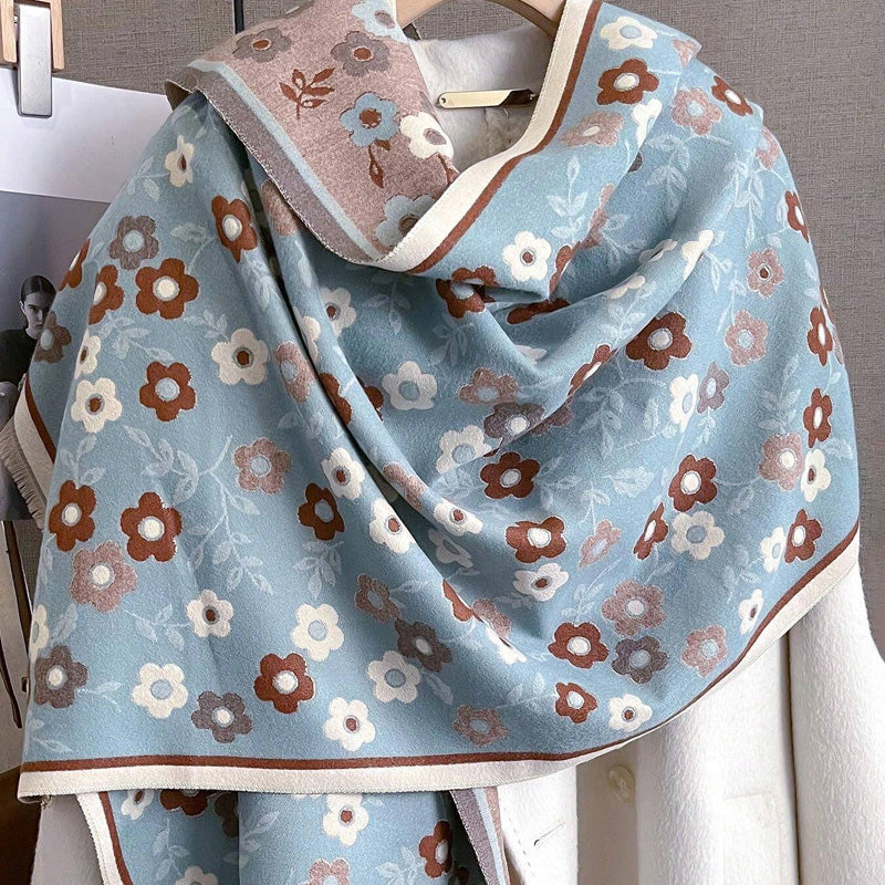 Casual Floral Scarf