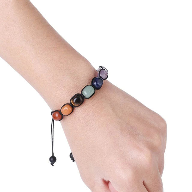 Colorful Beaded Woven Bracelet