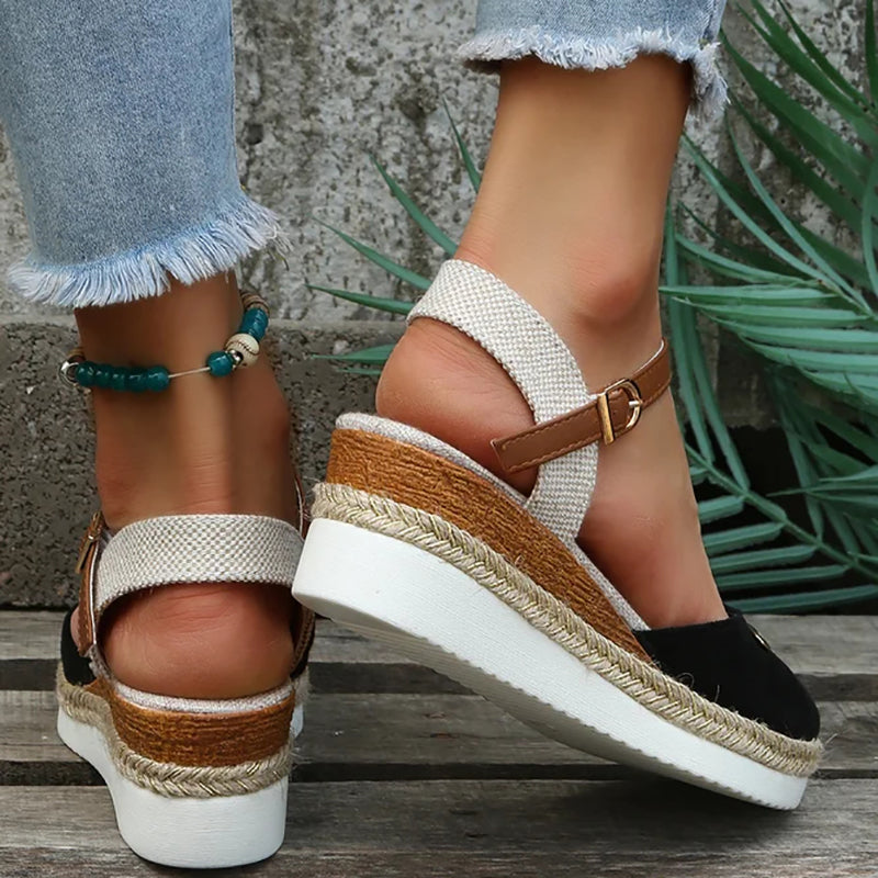 Vintage Wedge Sandals