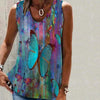 Colorful Butterfly Print Tank Top