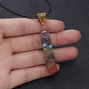 Vintage Colorful Pendant Necklace