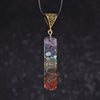 Vintage Colorful Pendant Necklace