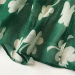Clover Print Casual Scarf
