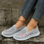 Floral Embroidered Breathable Shoes