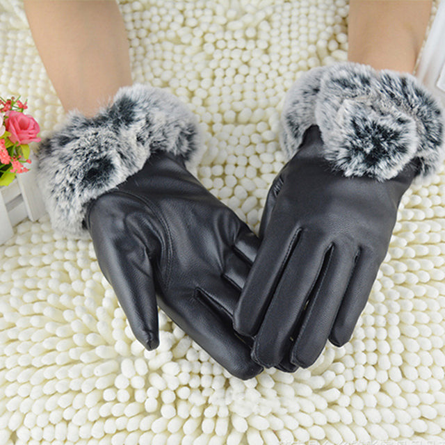 Touchscreen Warm Plush Gloves