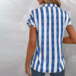 Casual Striped Blouse