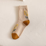 Pack Of 5 Pairs Of Floral Socks