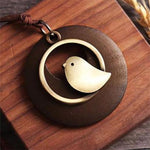 Wooden Bird Necklace