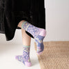 Vintage Floral Jacquard Socks