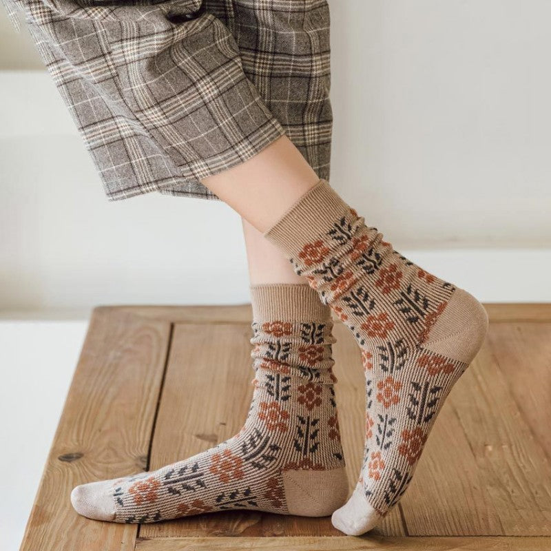 Vintage Floral Socks