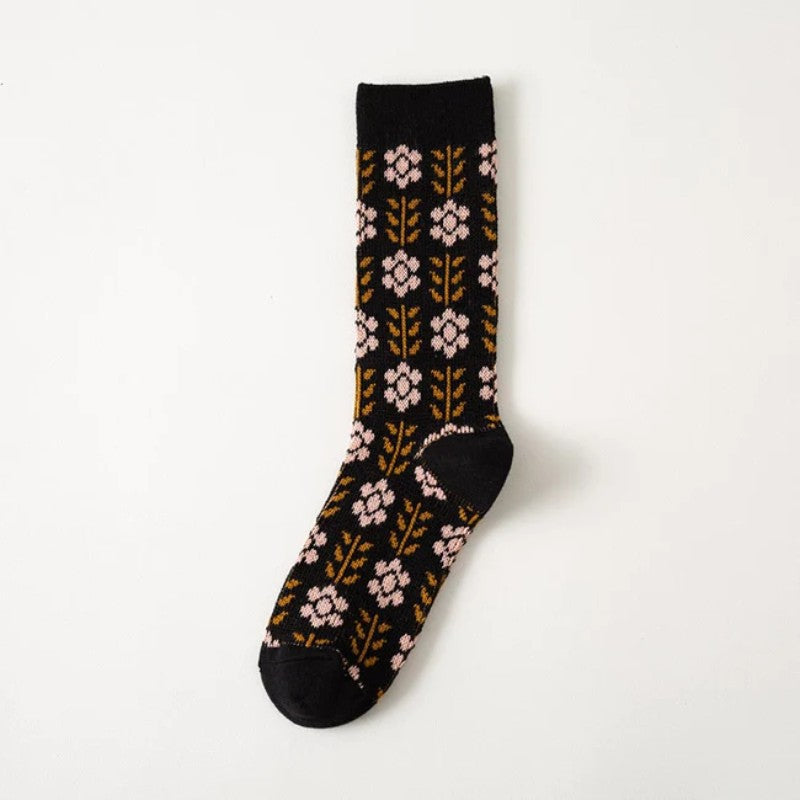 Vintage Floral Socks