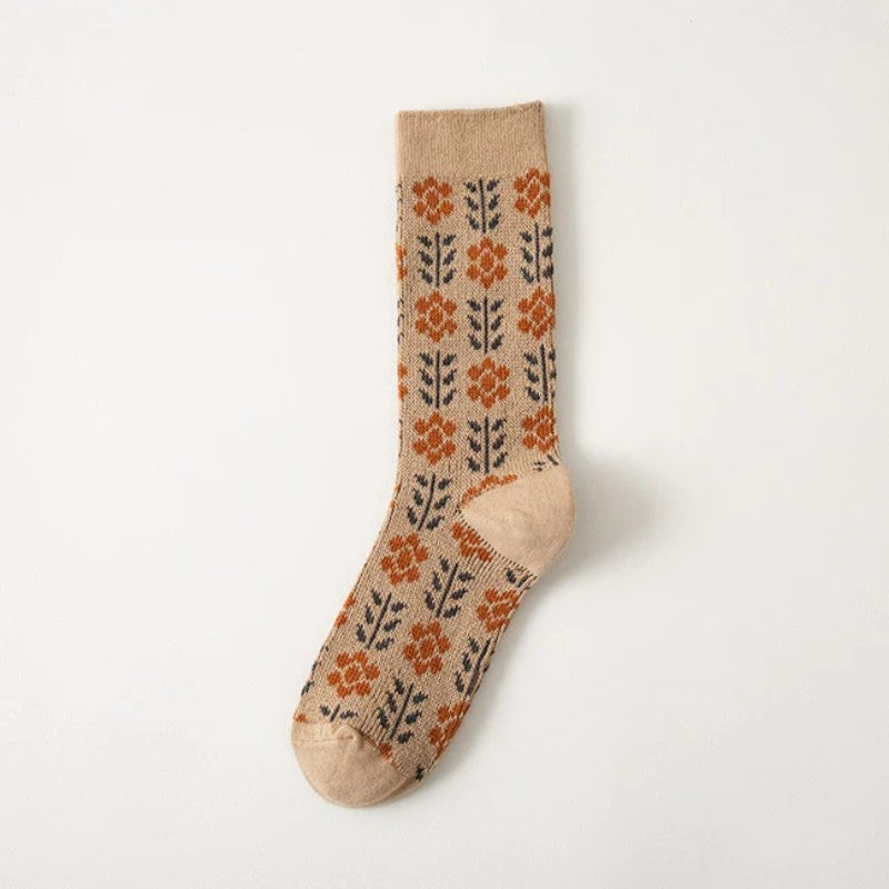 Vintage Floral Socks