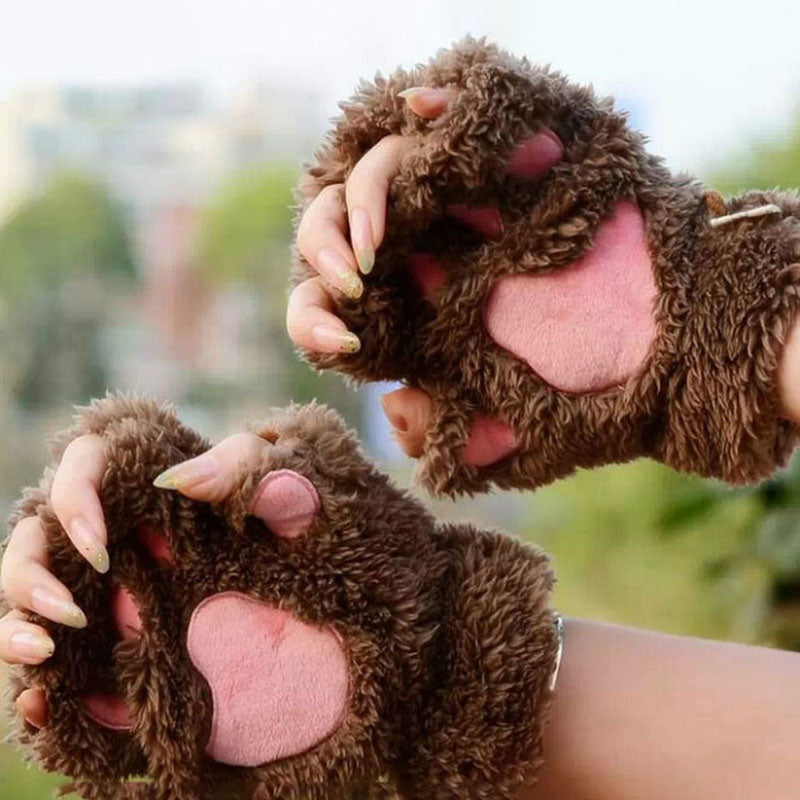 Warm Bear Paw Gloves