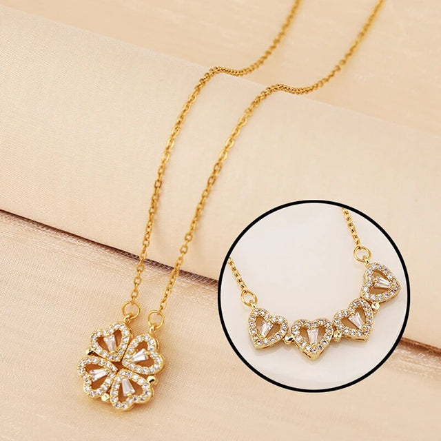 Creative Clover Pendant Necklace