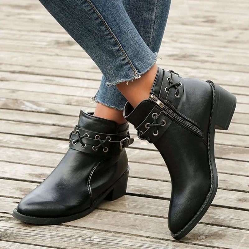 Vintage Pointed Toe Boots