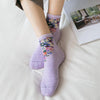 Pack Of 6 Pairs Of Floral Socks