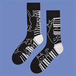 Creative Cat Print Socks