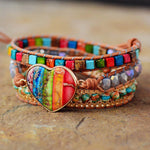 Heart Shaped Bohemian Colorful Bracelet