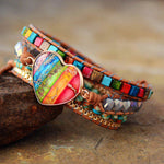 Heart Shaped Bohemian Colorful Bracelet