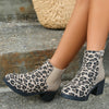 Vintage Leopard Print Boots