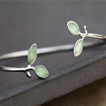 Vintage Leaf Bangle