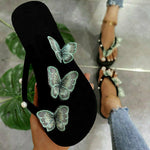 Butterfly Decoration Platform Slippers